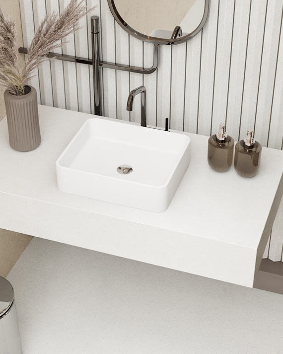 ELUSIVE WHITE luxury quartz slab